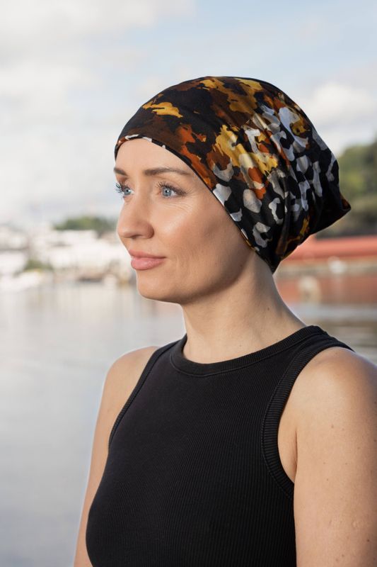 Hodeplagg Softie Boho Beanie  print