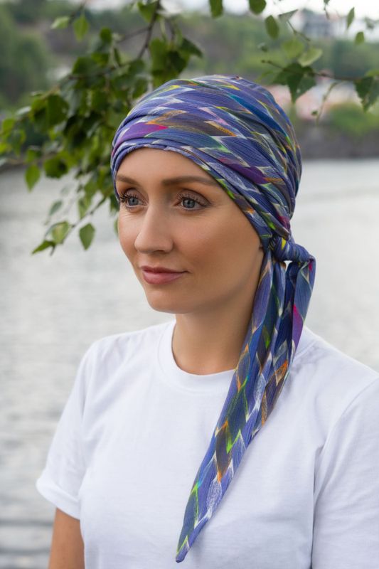 Hodeplagg The Softie Wrap print