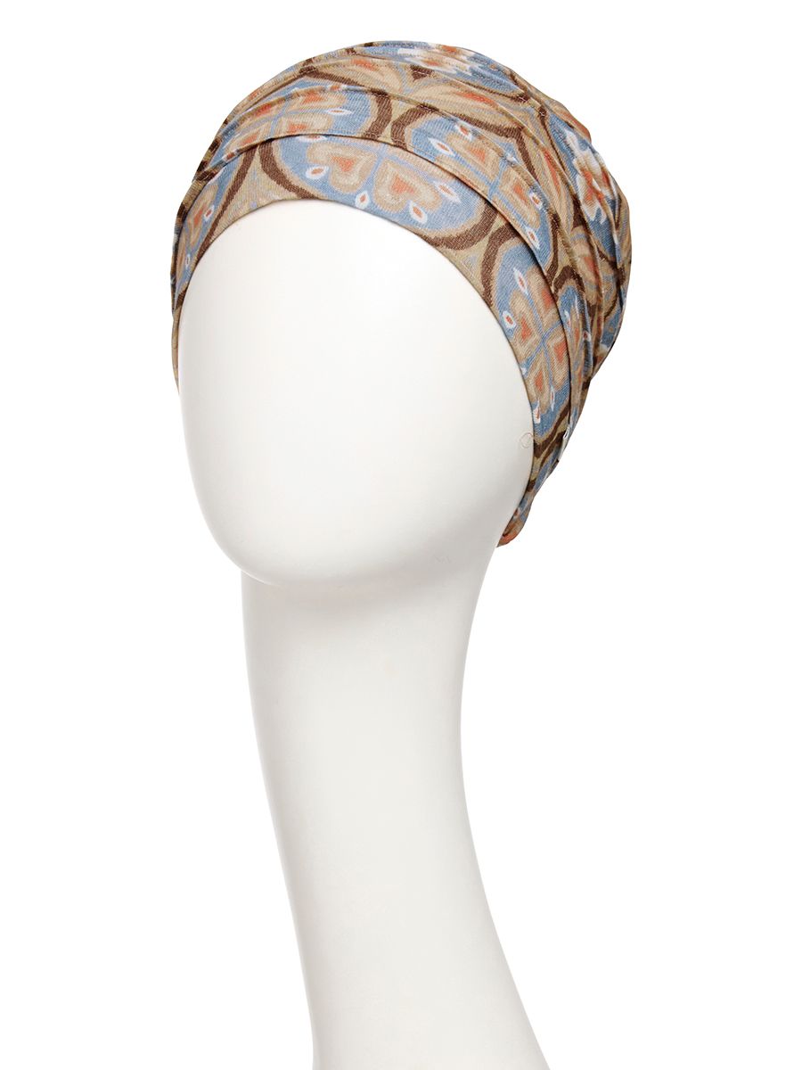Hodeplagg HocYoga Turban Printed Linen
