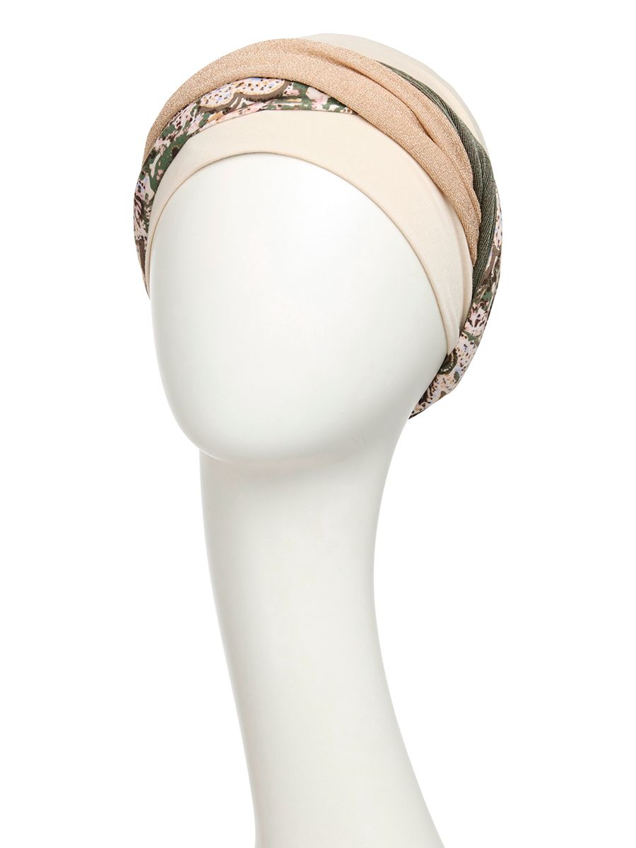 Huvudbonad Shakti Turban w. Printed Headband 