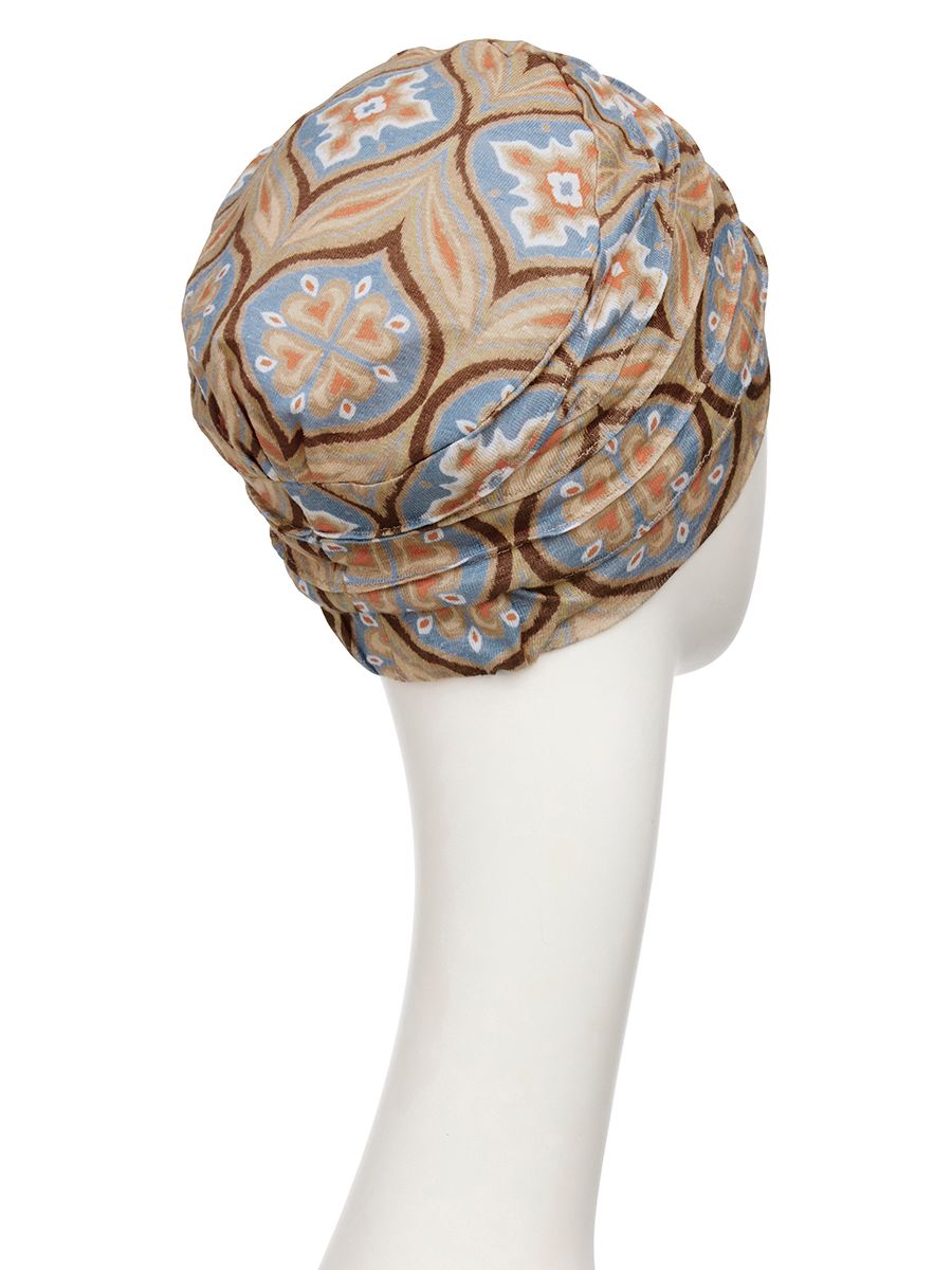 Hodeplagg HocYoga Turban Printed Linen